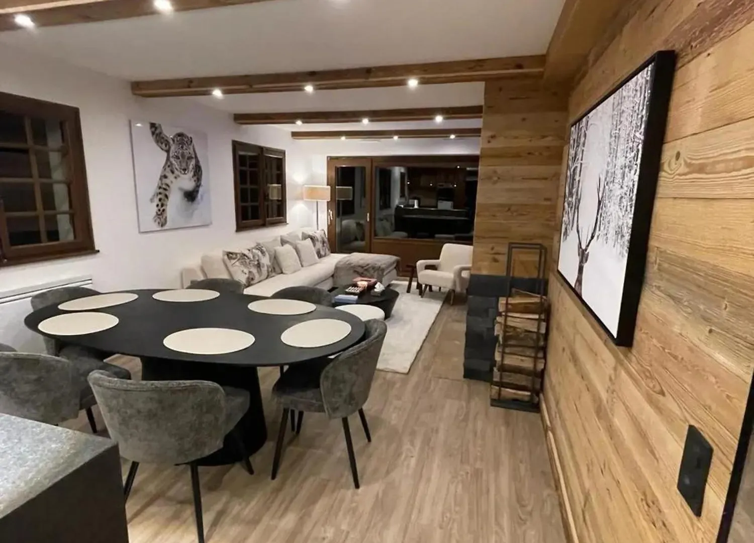 Apartment Appartement Chaleureux A Megeve 80 M² Avec Jardin Et Cheminee